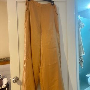 Forever 21 Mustard Wide-Leg Pants